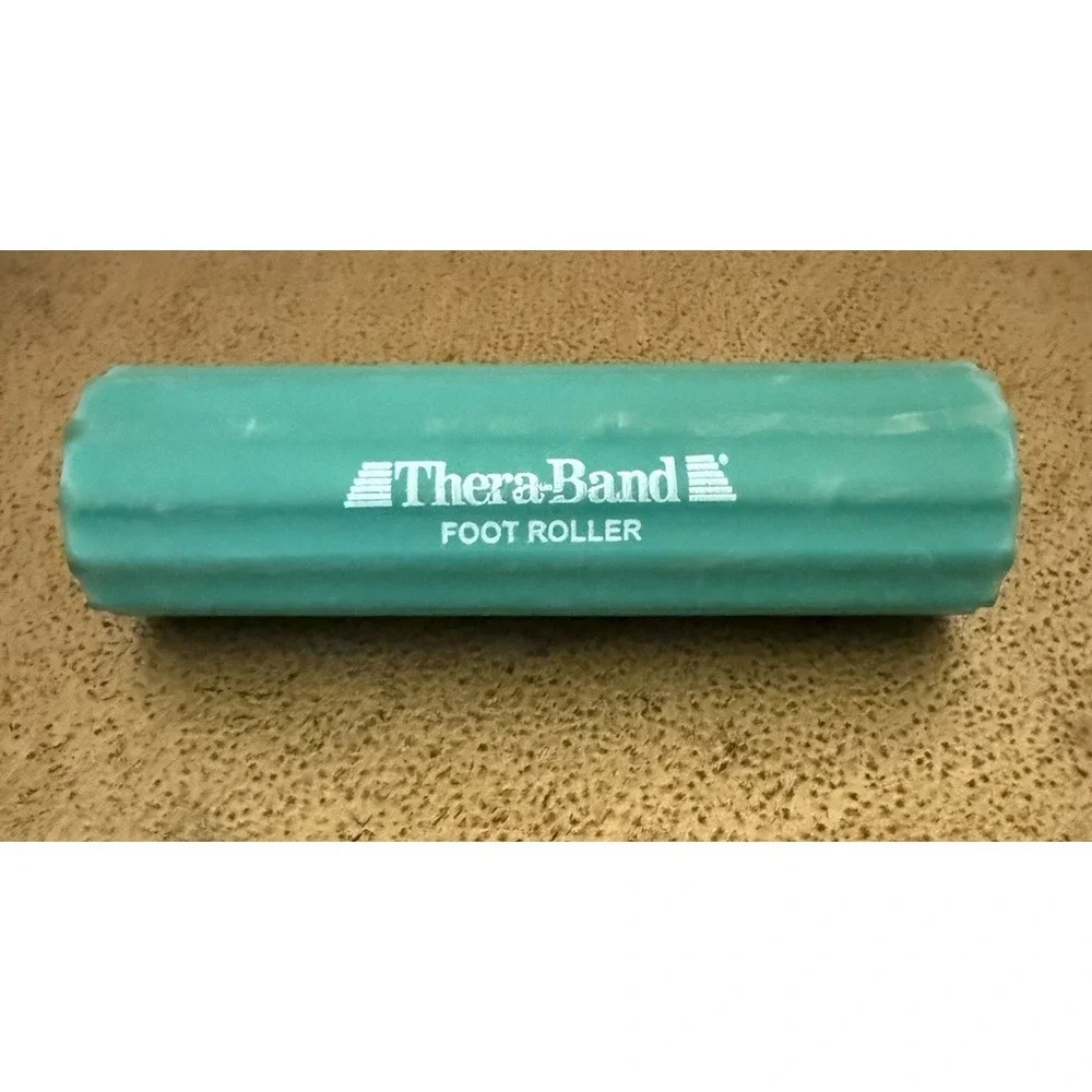 THERABAND Green Foot Roller Massager Heel Spurs Plantar Fasciitis Stretch Toes